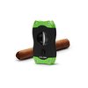 Colibri Premium V-Cut Cigar Cutter - Ergonomic Stainless Steel Spring-Loaded Blade, Ideal for up to 60+ Ring Gauge - Gift for Cigar Enthusiasts (Green)