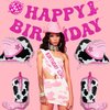 Disco Cowgirl Birthday Party Decorations Cowgirl Happy Birthday Banner Cowgirl Theme Party Decor for Women Girls Party Decor Supplies