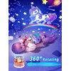 Star Projector Night Light for Kids - 21 Films Unicorn Musical Lamp, Princess Room Decor, Ideal Gift for Birthday, Christmas & New Year Celebrations