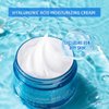 Hydro Boost Hyaluronic Acid Moisturizing Cream, Oil-Free, Face Moisturizer for Dry Skin,Long lasting Hydro Boost Moisturizer-1.76Oz(white)