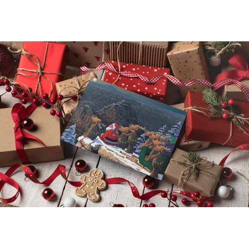 Stonehouse Collection| Grand Canyon Christmas Cards | 18 Western Cards & 19 Envelopes | Arizona Southwest Cards (Standard)
