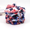 10PCS USA American Flag Hair Scrunchies for Women Girls Independence Day Patriotic Red White Blue Hair Ties Fourth of July Festival Ponytail Holder Hair Accessories Elastic Hair Band