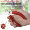 BEZOX Ingrown Nail Clippers - Precision Thick Toenail Clipper for Ingrown and Curly Nails, Comfort Grip Fingernail Clipper, Ergonomic Handle Toenail Scissors for Seniors