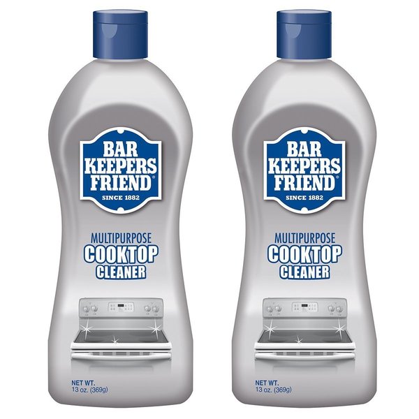 Bar Keepers Friend Multipurpose Ceramic and Glass Cooktop Cleaner | 13-Ounces | 2-Pack
