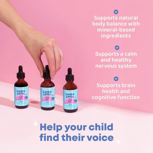 JoySpring LingoLeap – Liquid Kids Formula with Zeolite Clinoptilolite, Methylated B12 & Vitamin D3 | Gentle Daily Support for Kids’ Wellness | Ages 3+ | (1fl oz) 30 Servings