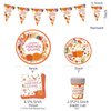 Friendsgiving Party Decorations,Friendsgiving Decorations Plates and Cups Napkins, Thanksgiving Party Decorations, Happy Friendsgiving Party Banner Decorations