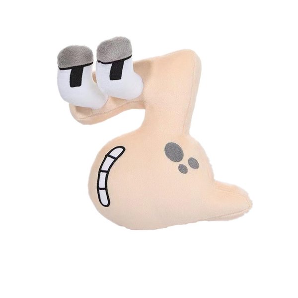 Yeerovan Alphabet Number Plush Toys, 26 Letter Series Plushies, 0-9 Number Toys, Fun Stuffed Dolls Soft Pillow Decoration, Holiday and Birthday Gifts for Kids Friends Family(1026-3)