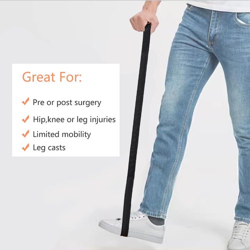Leg Lifter Strap - Versatile Mobility Aid for Exercise, Daily Activities, & Physical Therapy - Adjustable, Durable, & Easy-to-Use - Perfect for Home, Gym, & Travel