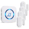 Sanjie Door Chime,Wireless Door Chimes When Door Opens Entry Alarm for Home/Business/Office/Store with 800ft Range,55 Chimes and 5 Adjustable Volume Door Ringer Alert