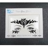 black face stickers jewels Mermaid Face Gems Glitter Rave holiday forehead black Face jewels halloween costumes Makeup beauty Bohemian Stickers