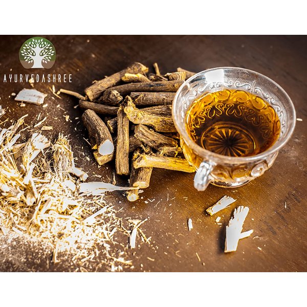 AYURVEDASHREE Yashtimadhu Powder 100 Gm | Natural Mulethi Powder/Licorice Powder Glycyrrhiza glabra | Supports Immunity | Mulethi | Vegan | Non GMO | Gluten Free