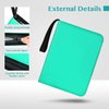 TONESPAC Teal 900 Card Binder with 9 Pockets, Durable and Waterproof PU Material, Acid Free, Suitable for All Trading Card Sizes