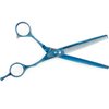 Master Grooming Tools 5200 Blue Titanium Shears — High-Performance Shears for Grooming Dogs - 42-Tooth Thinning Shears, 6½"