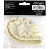 Mehron Makeup Crepe Hair 12-inch Braid (White)