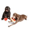 Midlee Red Heart Love Sugar Cookie Valentine's Dog Toy (Small)