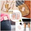 Manicure Pedicure Set Stainless Steel Nail Clippers Personal Nail Clipping Tools Portable Travel Grooming Kit with Snap-shut Case, Rose Gold