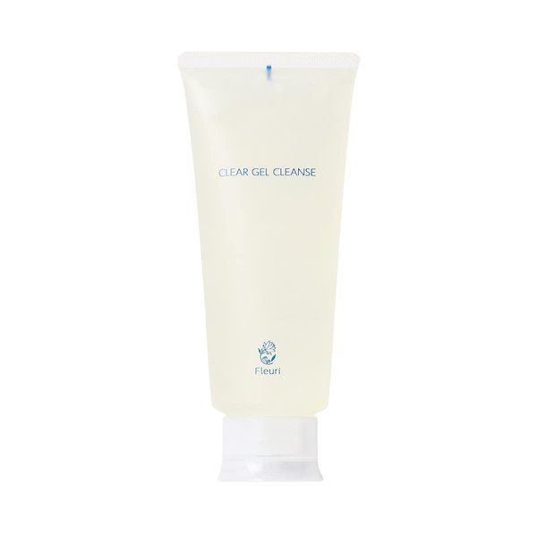 Fleuri - Clear Gel Cleanse - Exfoliating Gel Cleanser, Pore Clarifying Gel Cleanser, Face Cleanser, Japanese Skin Care For Smooth Poreless Skin, Made in Japan, 5.1 fl oz, 150ml