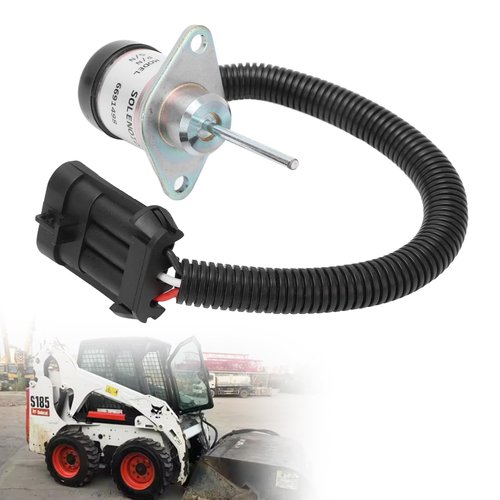 6691498 Fuel Shut Off Solenoid 1503ES-12A5UC4S 1G925-60011 6691313 Replacement for Bobcat 425 428 430 435 325 328 329 S205 S510 S530 S130 S150 S160 S175