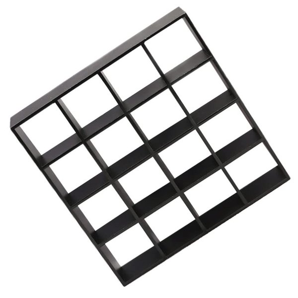 Home Decor Doll House Furniture Miniature Wooden Storage Rack 16 Grid Display Shelf Model Wooden Mini Doll House Furniture Accessories Decoration 1: 12 Storage Rack Locker Shelf