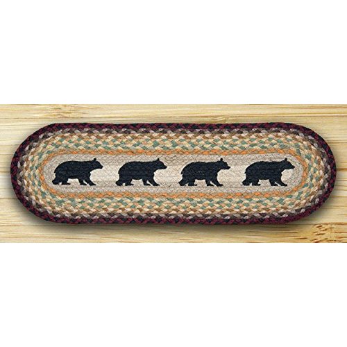 Oval Stair Tread, Cabin Bear