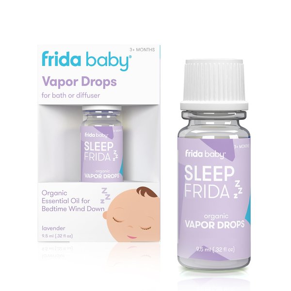 Frida Baby Natural Sleep Vapor Bath Drops for Bedtime Wind Down by Frida Baby, White