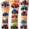 CupaPlay 224 Monster Truck Tattoos Temporary Stickers Party Favors Monster Car Sticker Racing Sticker Party Decorations Birthday Baby Shower Party Supplies Tattoos