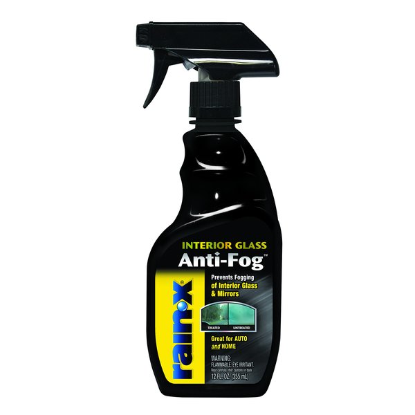 Rain-X 630046 Interior Glass Anti-Fog, 12 oz. - Prevents Fogging of Interior Glass and Mirrors, Usable on Both Automobiles and Marine Vehicles