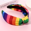 PHALIN Rainbow Headband for Women LGBTQ Heart Flag Pride Headbands Rainbow Stripe Wide Top Knot Headband Pride Rainbow Hair Accessories Pride Month Party Favors Gifts