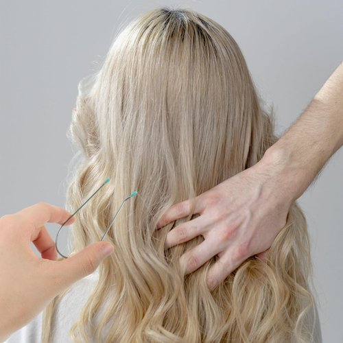 FOMIYES Replacement Curler Clips, 8pcs Securing Pins for Electric Travel Hot Rollers and Curlers