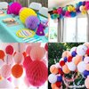 12pcs 6 inch 8 inch Tissue Paper Honeycomb Balls Party Backdrop Decoration Paper Flower Balls Craft Kit Paper Honeycomb Ball for Wedding Room Birthday Baby Shower (Green Set)
