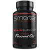 Smarter Brain Support Nootropic Supplement, Brain Booster & Memory Support, Made with Alpha-GPC, L-Tyrosine & Acetyl L-Carnitine ALCAR, Flaxseed Oil, ALA DHA Brain Booster 60 Softgel Energy Pills