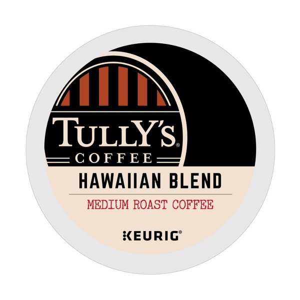 Tully's Coffee Hawaiian Blend, Medium Roast, Extra Bold, 24 Count Size: 24 Count FlavorName: Hawaiian Blend Model: 24 K-Cups (Home & Kitchen)
