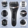 VACTO Electric Foot Callus Remover 14-in-1 Rechargeable Foot File Pedicure Kit Foot Care Tools with 3 Rollers 2 Speed LED Battery Display, Foot Scrubber Kits for Cracked Heels Callus and Dead Skin