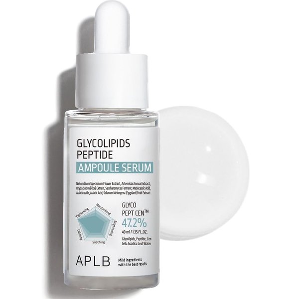 APLB Glycolipids Peptide Ampoule Serum | GLYCO PEPT CEN™ 47.2% 1.35 FL.OZ/Korean Skincare, Nourishing, Wrinkle Care, Elasticity care, Deep hydration