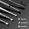 Ear Wax Cleaning Kit, Ear Cleansing, Ear Wax Removal Tool, Easy to Use, Painless Cleaning Spoon, with Storage Box and Cleaning Brush (8Pcs) (White)
