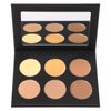 Vodisa 6 Colour Makeup Contour Palette-Creamy Concealer Kit-Professional Blemish Face Conceal Correct Contouring Highlighter Pallet-Base Foundation Beauty Cream Make Up Concealer Palette (01 Light)