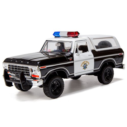 All Star Toys Exclusive 1978 Ford Bronco Ranger XLT California Highway Patrol CHP Police 1:24 Diecast Model Car Law Enforcement Motormax 76985 (Highway Patrol)