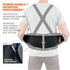 Ergodyne ProFlex 2000SF Back Support Brace, 8.5" Spandex, V-Shape Design and Patented Stays for Added Support, XL,Black