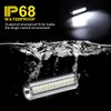 Kawell 42 LED Boat Lights Waterproof IP68 Stainless Steel Underwater Pontoon Marine Light Stern Boat Navigation Lights Drain Fish Boat Transom Lights(White)