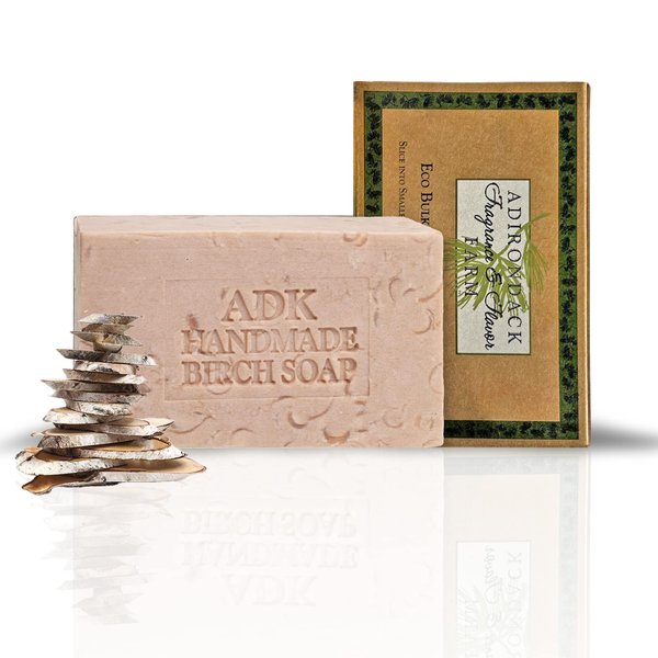 Birch Soap Natural Soap Bar 16oz- Plant Based, Made, Organic Soap, Vegan Soap for Men & Women, Essential Oils for Dry & Sensitive Skin, Cuts into 10 Soap Bars, Great Gift