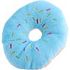 Htppzjr 1PCS Donut Shape Plush Blue Pet Toy,Lovely Donut Shaped Squeaky Squeaking Sound Toy for Pet Chew Toy Squeaky Plush Dog Toy Blueberry Squeaky Plush Dog Toy Chew Guard Technology