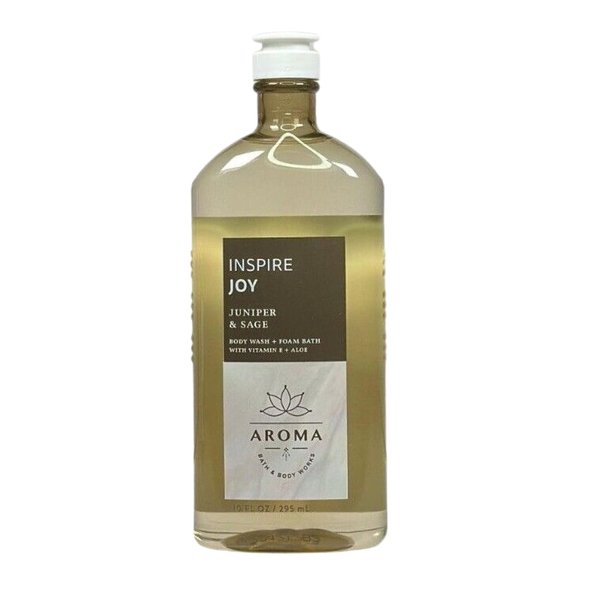 Bath & Body Works Vitamin E and Aloe Shower Gel 10oz Each (Juniper Sage)