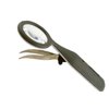 WALTEX 6X Magnifier with Folding Tweezers | 1" Lens & Retractable Pointed Tweezers | Portable, Multi-Use, Patented Design | Ideal for Collectors & Minor First Aid