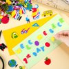 Fovths 420 Pieces Back to School Foam Stickers First Day of School DIY Foam Craft Kit Self-Adhesive Foam Stickers for Educational Activities Game Back to School Party Favors Decors