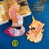 Playing Mold Fox Shape Resin Mold Epoxy Resin Silicone Mold for DIY Pendant Wall Hanging Wall Stickers Decoration Jewelry Desktop Decoration Ornaments