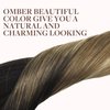 GOO GOO Clip in Hair Extensions Real Human Hair, 16inch 85g 7Pcs, 2/6/18 Balayage Brown to Dirty Blonde, Remy Human Hair Extensions Clip ins for Women, Natural Human Hair