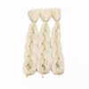 Lisshow Braiding Hair 24inch 100g Synthetic Jumbo Braids Hair Extensions High Temperature Fiber 3Piece/Lot (Beige)