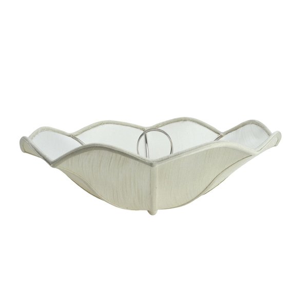 Aspen Creative 39003A Ceiling Clip-on Lamp Shade (1 Pack), Transitional Design in Light Yellow, 13" diameter (13" x 5")