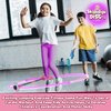 IPIDIPI TOYS Skip It Ankle Toy - Pink Flashing Retro Skipit Toy Hopper Ball, Ankle Jump Rope Skip Ball - Improve Coordination, Get Exercise The Fun Way - Best Retro Birthday Gift for Kids Ages 5-12