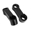Tbest Motorcycle Mirror Mount Riser Extender Adapter,10mm 8mm Motorcycle Rearview Mirror Adapter Kit Riser Mount Extender